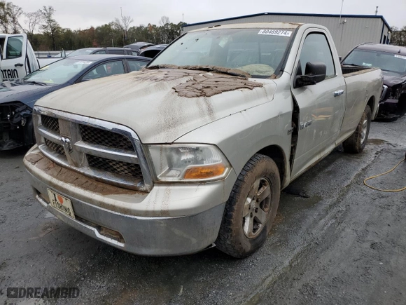 2010 Dodge Ram 1500 Sport with VIN 3D7JV1ETXAG192027, listed as a Copart auction lot 80469274 with 0 mi miles and Salvage Title. Bid and sale history available at carsss.com. Image 1.