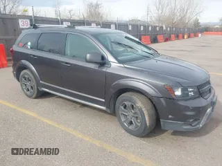 2017 Dodge Journey Crossroad Plus with VIN 3C4PDCGG1HT613928, listed as a IAAI auction lot 41855243 with 134,068 mi miles. Bid and sale history available at carsss.com. Image 1.