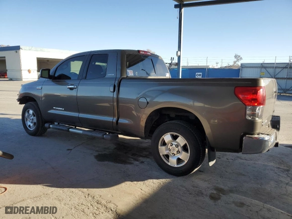 2008 Toyota Tundra 4WD Truck LTD with VIN 5TFBV58168X082212, listed as a Copart auction lot 43593835 with 160,686 mi miles and Salvage Title. Bid and sale history available at carsss.com. Image 2.