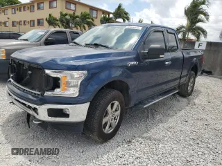 2019 Ford F-150 XL with VIN 1FTEX1EP1KKC63781, listed as a Copart auction lot 55036455 with 0 mi miles and Salvage Title. Bid and sale history available at carsss.com. Image 1.