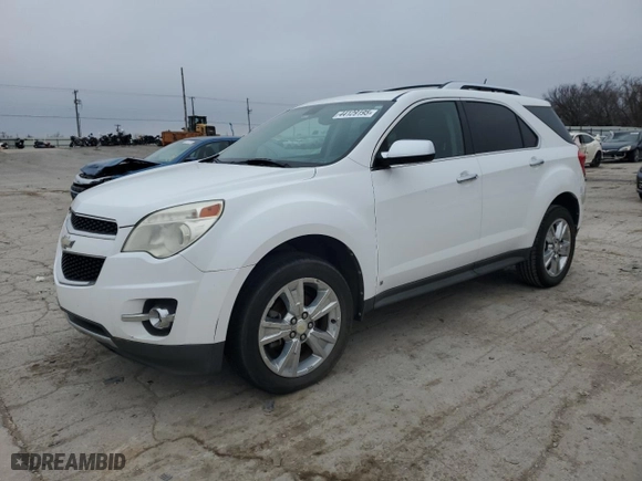2010 Chevrolet Equinox LTZ with VIN 2CNFLFEY5A6208124, listed as a Copart auction lot 44129195 with 93,477 mi miles and Clean Title. Bid and sale history available at carsss.com. Image 1.
