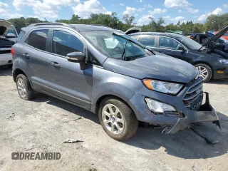 2021 Ford EcoSport SE z VIN MAJ6S3GLXMC400244, wystawiony jako Copart lot #73909434 z przebiegiem 41 758 mil mil oraz Nie do naprawy • Non repairable. Historia ofert i sprzedaży dostępna na DreamBid. Obrazek 4.