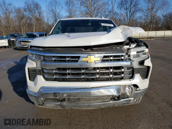 2023 Chevrolet Silverado 1500 LTZ with VIN 3GCUDGE83PG349351, listed as a Copart auction lot 84905394 with 25,034 mi miles and Salvage Title. Bid and sale history available at carsss.com. Image 5.