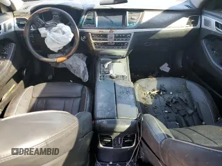2018 Genesis G80 5.0L Ultimate with VIN KMHGN4JF4JU237199, listed as a Copart auction lot 64062644 with 0 mi miles and Salvage Title. Bid and sale history available at carsss.com. Image 8.