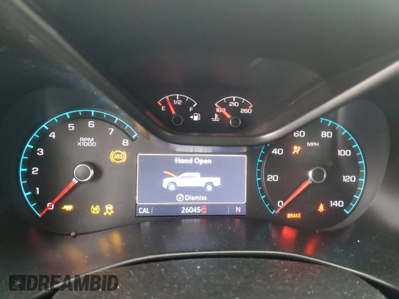 2022 GMC Canyon 4WD Denali with VIN 1GTG6EEN8N1124601, listed as a Copart auction lot 83953604 with 26,045 mi miles and Salvage Title. Bid and sale history available at carsss.com. Image 9.
