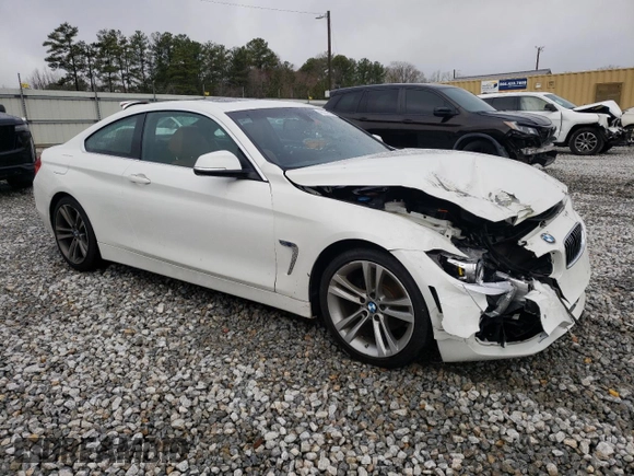 2017 BMW 4 Series 430i with VIN WBA4R7C58HK895564, listed as a Copart auction lot 45273535 with 67,374 mi miles and Salvage Title. Bid and sale history available at DreamBid. Image 4.