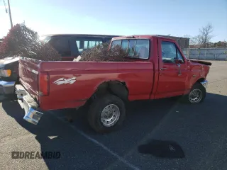 1996 Ford F-150 with VIN 1FTEF14NXTLB76833, listed as a Copart auction lot 82742374 with 250,375 mi miles and Salvage title. Bid and sale history available at DreamBid. Image 3.