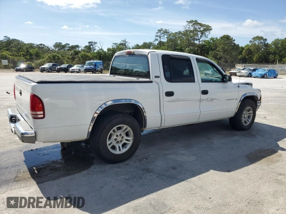 2001 Dodge Dakota Sport z VIN 1B7GL2AN51S192405, wystawiony jako Copart lot #51256284 z przebiegiem 161 387 mil mil oraz Szkoda całkowita • Salvage title. Historia ofert i sprzedaży dostępna na DreamBid. Obrazek 3.