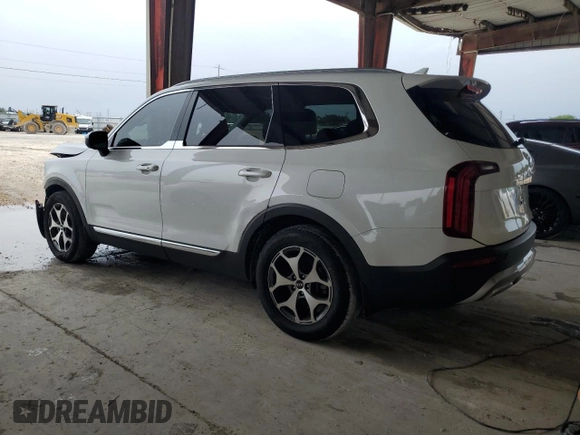 2020 Kia Telluride EX with VIN 5XYP34HCXLG047806, listed as a Copart auction lot 59591305 with 78,574 mi miles and Non repairable. Bid and sale history available at DreamBid. Image 2.