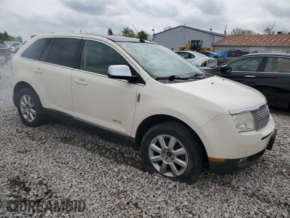 2008 Lincoln MKX with VIN 2LMDU88C98BJ11711, listed as a Copart auction lot 54252835 with 206,917 mi miles and Salvage title. Bid and sale history available at DreamBid. Image 4.