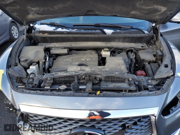 2017 Infiniti QX60 with VIN 5N1DL0MMXHC526941, listed as a Copart auction lot 49434135 with 101,811 mi miles and Salvage Title. Bid and sale history available at DreamBid. Image 12.