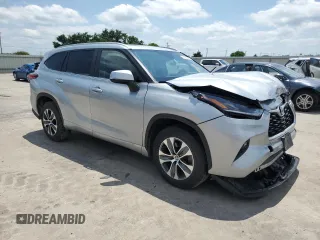 2023 Toyota Highlander L with VIN 5TDKDRAH6PS030892, listed as a Copart auction lot 56063635 with 74,766 mi miles and Salvage title. Bid and sale history available at DreamBid. Image 4.