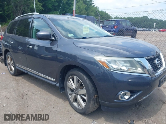 2013 Nissan Pathfinder SV with VIN 5N1AR2MMXDC669881, listed as a IAAI auction lot 42571921 with 158,714 mi miles and . Bid and sale history available at DreamBid. Image 1.