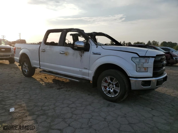2015 Ford F-150 XLT w/HD Payload Pkg with VIN 1FTFW1EGXFKE33097, listed as a Copart auction lot 71844194 with 0 mi miles and Salvage Title. Bid and sale history available at carsss.com. Image 4.