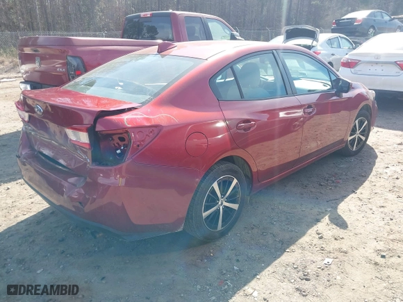 2019 Subaru Impreza Premium with VIN 4S3GKAC65K3610248, listed as a IAAI auction lot 41674314 with 84,166 mi miles. Bid and sale history available at carsss.com. Image 4.