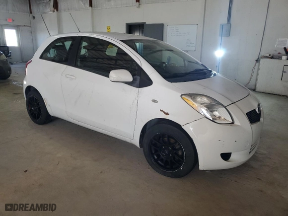 2008 Toyota Yaris with VIN JTDJT923585181022, listed as a Copart auction lot 52428805 with 0 mi miles and Clean Title. Bid and sale history available at carsss.com. Image 4.