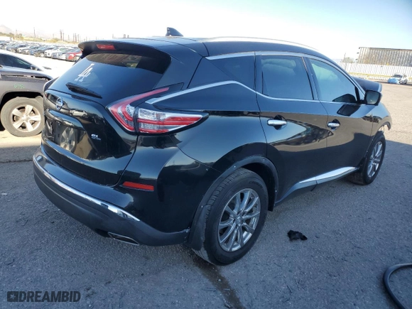 2017 Nissan Murano Platinum with VIN 5N1AZ2MG3HN203522, listed as a Copart auction lot 48531495 with 0 mi miles and Salvage Title. Bid and sale history available at carsss.com. Image 3.