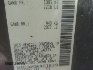 2013 Nissan Altima S with VIN 1N4AL3AP3DN401839, listed as a Copart auction lot 41802125 with Not Provided miles and Salvage Title. Bid and sale history available at carsss.com. Image 14.