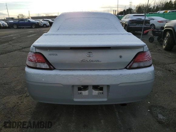 2001 Toyota Solara SE with VIN 2T1FF28P81C515762, listed as a Copart auction lot 51391405 with 228,343 mi miles and Salvage Title. Bid and sale history available at carsss.com. Image 6.