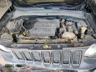 2017 Jeep Renegade Trailhawk with VIN ZACCJBCB9HPE56121, listed as a Copart auction lot 55655485 with 127,661 mi miles and Salvage title. Bid and sale history available at DreamBid. Image 11.