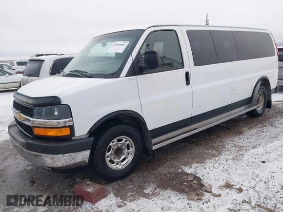 2010 Chevrolet Express Passenger LT z VIN 1GA2G1DG6A1110332, wystawiony jako IAAI lot #40909861 z przebiegiem 367 242 mil mil oraz . Historia ofert i sprzedaży dostępna na DreamBid. Obrazek 17.