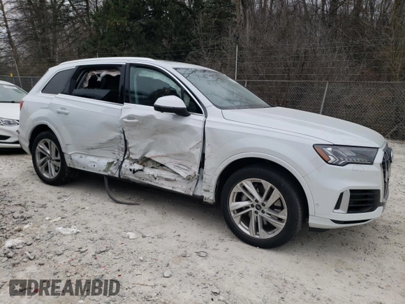2023 Audi Q7 Premium z VIN WA1AXBF78PD012961, wystawiony jako Copart lot #83528094 z przebiegiem 31 698 mil mil oraz Szkoda całkowita • Salvage title. Historia ofert i sprzedaży dostępna na DreamBid. Obrazek 4.