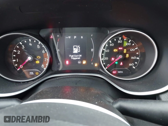 2018 Jeep Compass Latitude with VIN 3C4NJCBB4JT193275, listed as a IAAI auction lot 41491499 with 132,546 mi miles. Bid and sale history available at carsss.com. Image 7.