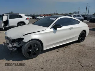 2017 Mercedes-Benz C 300 with VIN WDDWJ4JB9HF508609, listed as a Copart auction lot 49128035 with 39,785 mi miles and Salvage Title. Bid and sale history available at carsss.com. Image 1.