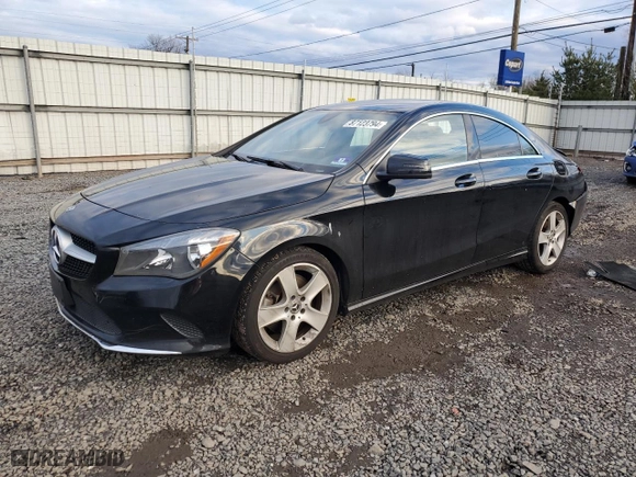 2018 Mercedes-Benz CLA with VIN WDDSJ4GB6JN600908, listed as a Copart auction lot 87123794 with NaN miles and Salvage Title. Bid and sale history available at carsss.com. Image 1.