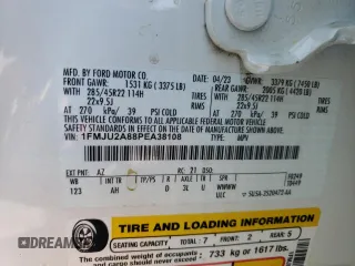 2023 Ford Expedition Limited z VIN 1FMJU2A88PEA38108, wystawiony jako Copart lot #53996085 z przebiegiem 20 675 mil mil oraz Szkoda całkowita • Salvage title. Historia ofert i sprzedaży dostępna na DreamBid. Obrazek 13.