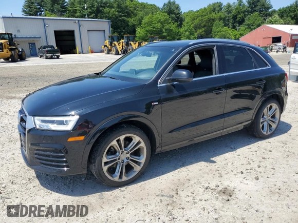 2016 Audi Q3 Prestige with VIN WA1GFCFS4GR024485, listed as a Copart auction lot 60017955 with 93,228 mi miles and Salvage title. Bid and sale history available at DreamBid. Image 1.