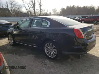 2009 Lincoln MKS with VIN 1LNHM94R69G621456, listed as a Copart auction lot 46830445 with 161,656 mi miles and Salvage Title. Bid and sale history available at carsss.com. Image 2.