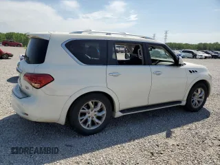 2011 Infiniti QX56 7-passenger with VIN JN8AZ2NF8B9503328, listed as a Copart auction lot 53872795 with Not Provided miles and Clean Title. Bid and sale history available at DreamBid. Image 3.