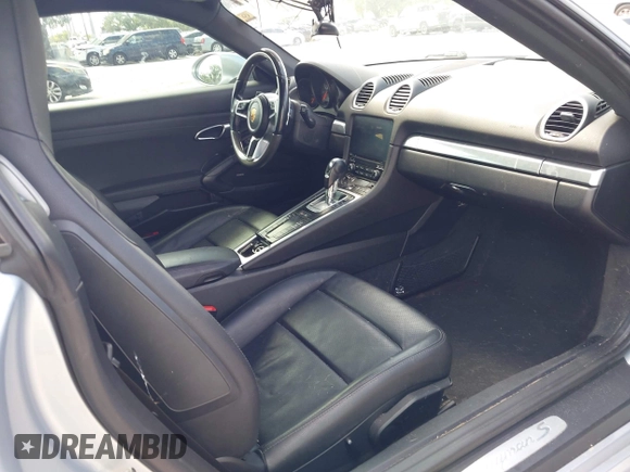 2017 Porsche Cayman S with VIN WP0AB2A87HS285634, listed as a IAAI auction lot 41949961 with 57,422 mi miles and . Bid and sale history available at DreamBid. Image 5.