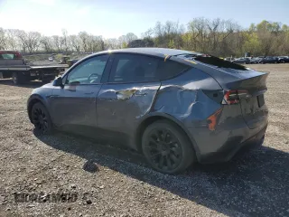 2021 Tesla Model Y Long Range with VIN 5YJYGDEE9MF119974, listed as a Copart auction lot 53794025 with 66,411 mi miles and Salvage Title. Bid and sale history available at DreamBid. Image 2.