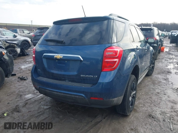 2016 Chevrolet Equinox LT with VIN 2GNFLFEK4G6149812, listed as a IAAI auction lot 41727950 with 108,283 mi miles and . Bid and sale history available at carsss.com. Image 4.