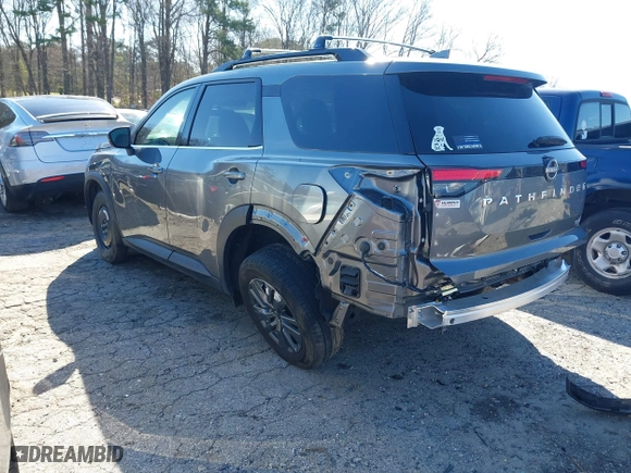 2024 Nissan Pathfinder SV with VIN 5N1DR3BA0RC228960, listed as a IAAI auction lot 41785511 with 18,498 mi miles. Bid and sale history available at carsss.com. Image 3.