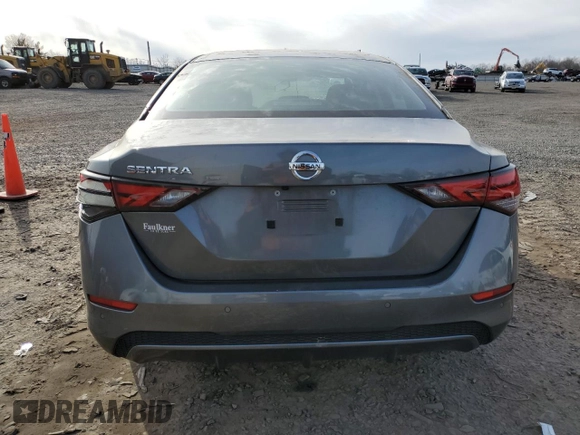 2020 Nissan Sentra S with VIN 3N1AB8BV5LY293705, listed as a Copart auction lot 45698345 with 77,528 mi miles and Salvage Title. Bid and sale history available at DreamBid. Image 6.