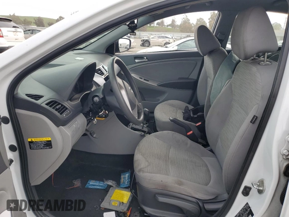2017 Hyundai Accent SE with VIN KMHCT4AE6HU376532, listed as a Copart auction lot 47270745 with 133,725 mi miles and Salvage Title. Bid and sale history available at carsss.com. Image 7.