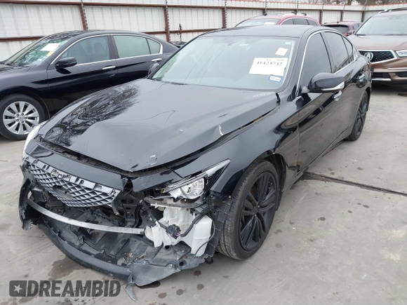 2022 Infiniti Q50 Luxe z VIN JN1EV7BPXNM311027, wystawiony jako IAAI lot #41424742 z przebiegiem 40 054 mil mil oraz . Historia ofert i sprzedaży dostępna na DreamBid. Obrazek 2.