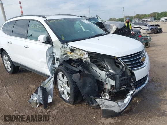 2017 Chevrolet Traverse LT with VIN 1GNKRGKD4HJ338716, listed as a IAAI auction lot 40265414 with 131,097 mi miles and . Bid and sale history available at DreamBid. Image 6.