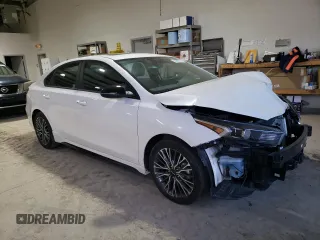 2024 Kia Forte GT-Line with VIN 3KPF54AD0RE753374, listed as a Copart auction lot 45887275 with 23,210 mi miles and Salvage Title. Bid and sale history available at carsss.com. Image 4.