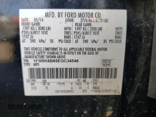 2014 Ford Explorer with VIN 1FM5K8B85EGC34548, listed as a Copart auction lot 51430775 with 131,290 mi miles and Clean Title. Bid and sale history available at carsss.com. Image 13.