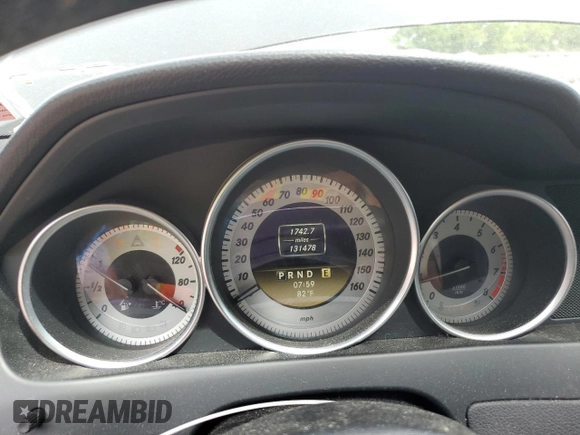 2012 Mercedes-Benz C 300 Sport with VIN WDDGF8BB2CR211054, listed as a Copart auction lot 58264875 with 131,478 mi miles and Clean title. Bid and sale history available at DreamBid. Image 9.