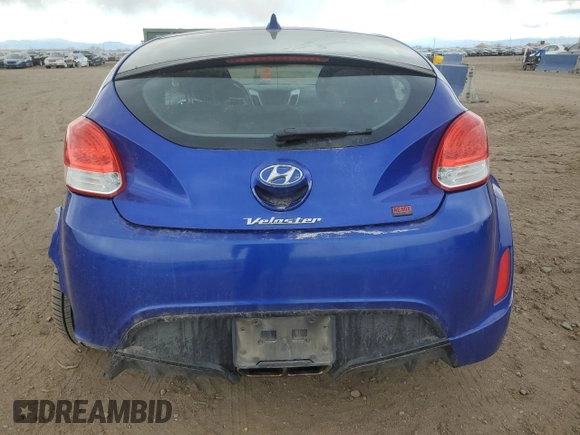 2013 Hyundai Veloster RE:MIX with VIN KMHTC6AD2DU160478, listed as a Copart auction lot 49934565 with 120,700 mi miles and Salvage Title. Bid and sale history available at carsss.com. Image 6.