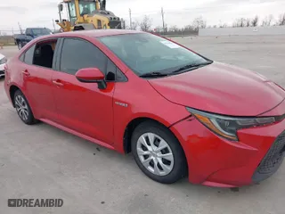 2020 Toyota Corolla Hybrid LE with VIN JTDEBRBE0LJ001001, listed as a IAAI auction lot 41536845 with 394,243 mi miles. Bid and sale history available at carsss.com. Image 6.