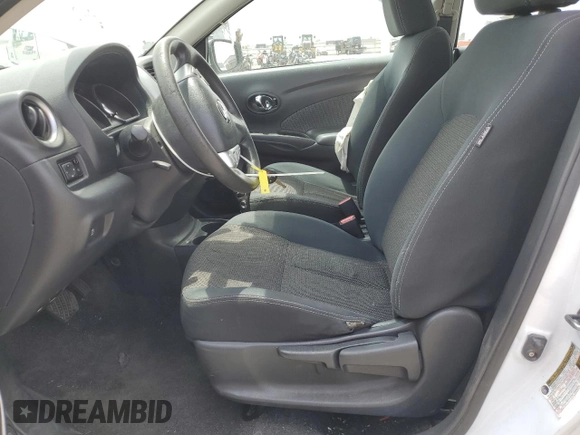 2016 Nissan Versa S Plus with VIN 3N1CN7AP8GL843091, listed as a Copart auction lot 58666595 with 99,962 mi miles and Salvage title. Bid and sale history available at DreamBid. Image 7.