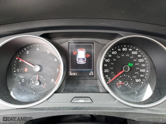 2019 Volkswagen Tiguan S with VIN 3VV0B7AX9KM079152, listed as a Copart auction lot 46276784 with 44,161 mi miles and Non Repairable. Bid and sale history available at carsss.com. Image 9.