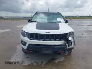 2020 Jeep Compass Trailhawk with VIN 3C4NJDDB3LT118928, listed as a IAAI auction lot 42128120 with 95,477 mi miles and . Bid and sale history available at DreamBid. Image 12.