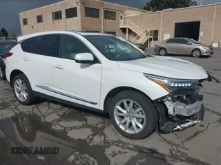 2020 Acura RDX with VIN 5J8TC1H31LL010095, listed as a IAAI auction lot 41523090 with 74,444 mi miles and . Bid and sale history available at carsss.com. Image 1.